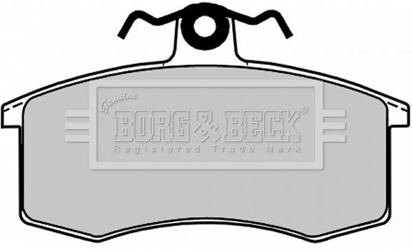 BORG & BECK Bremžu uzliku kompl., Disku bremzes BBP1053